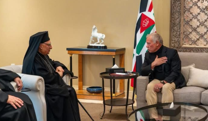 العبسي يبحث في الاردن مع الملك عبدالله الثاني الوجود المسيحي في المنطقة