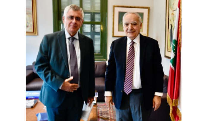 سلامة عرض مع سفير البرازيل شؤونا ثقافية