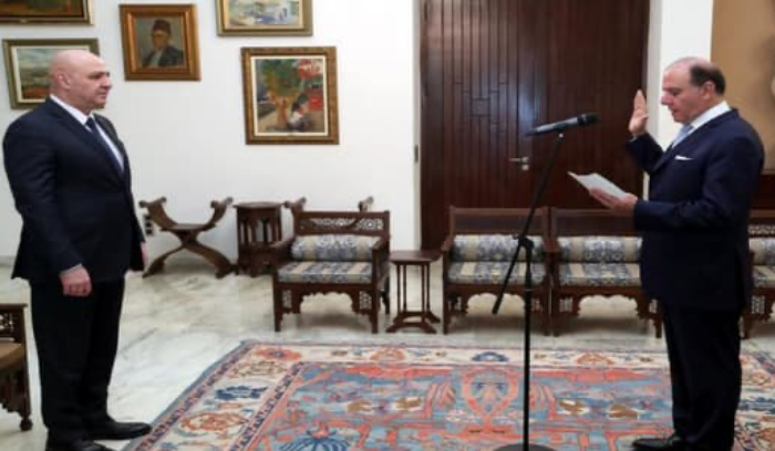 بالصور: قسم اليمين أمام رئيس الجمهوريّة