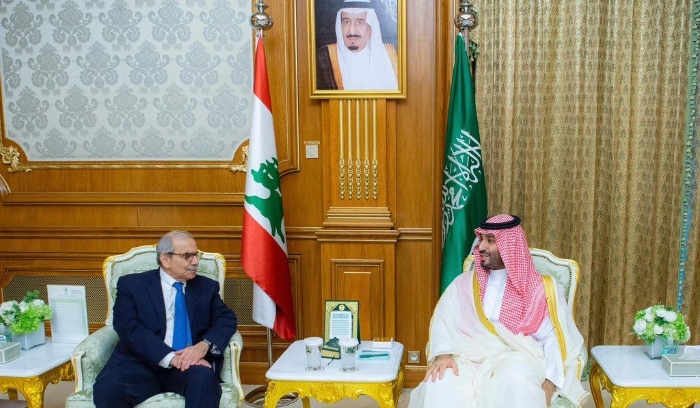ولي العهد السعودي بحث مع سلام العلاقات