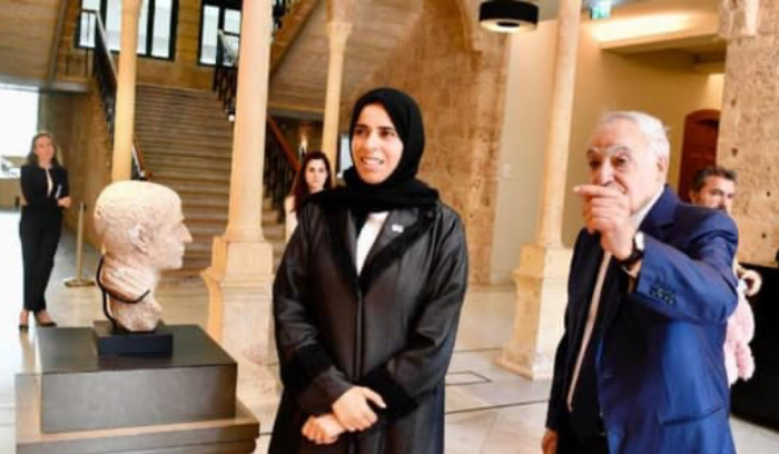 وزير الثقافة استقبل وزيرة التربية القطرية... وهذا ما نقله عنها